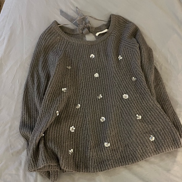 LC Lauren Conrad Gray Sweater sz S - Picture 1 of 2